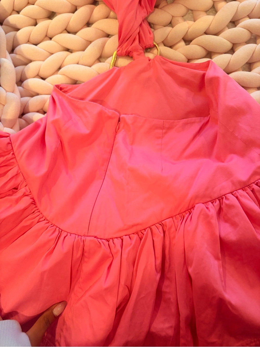 Aje solstice ring Pink Cutout Ring Waist Dress - Picture 6 of 7